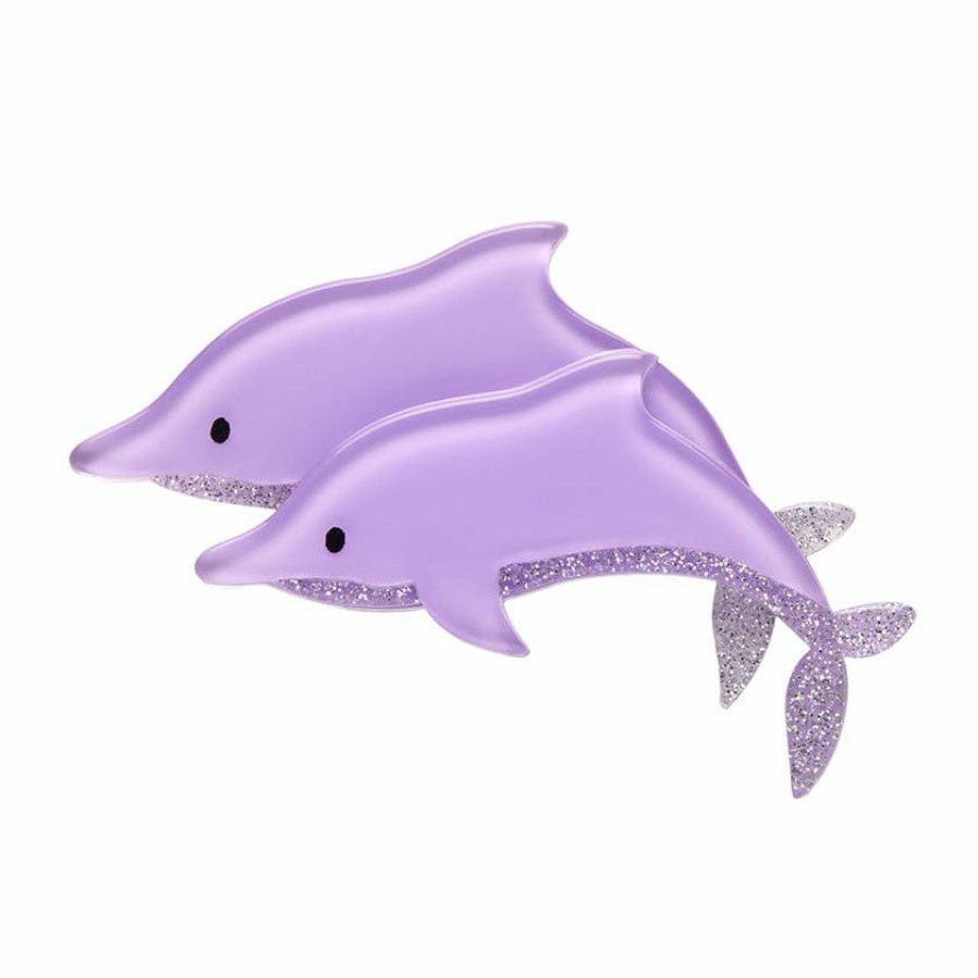 Brooches Erstwilder  | Dancing Dolphins Brooch